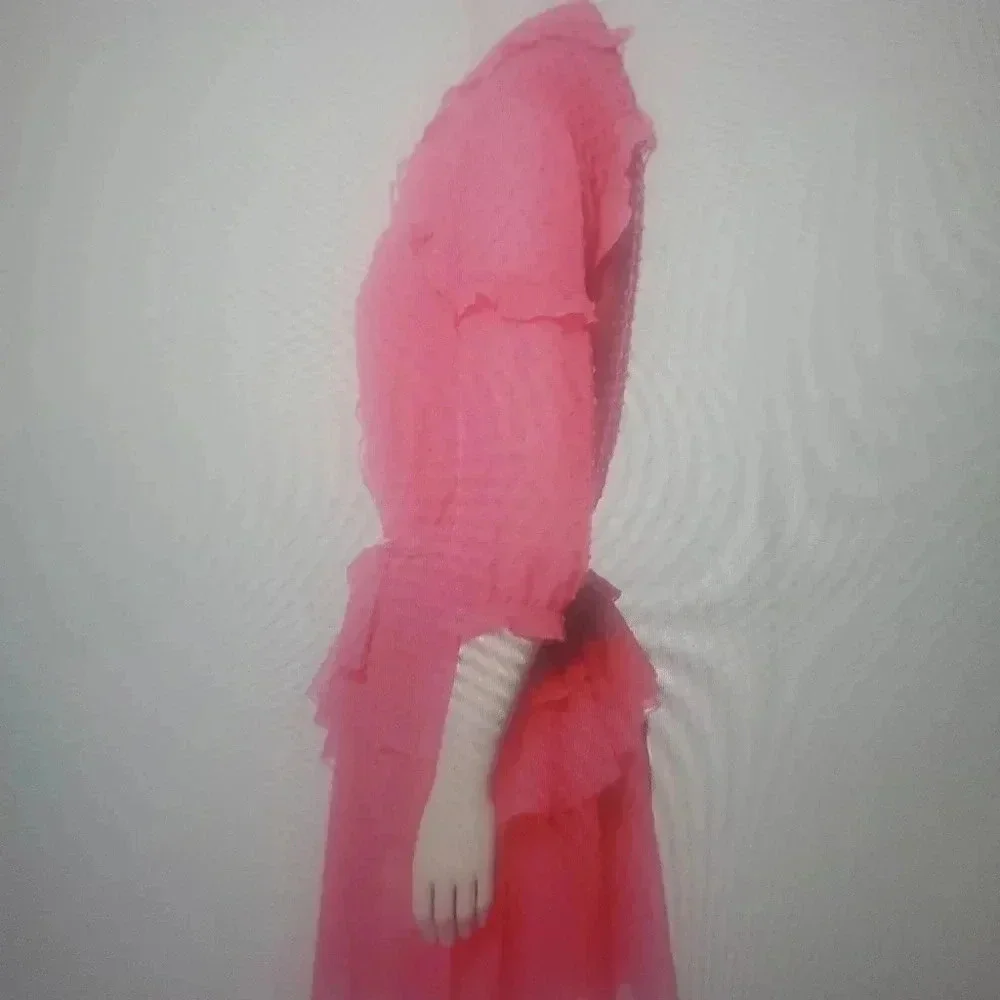 SALONI RUFFLE DRESS - Picture 2 of 5